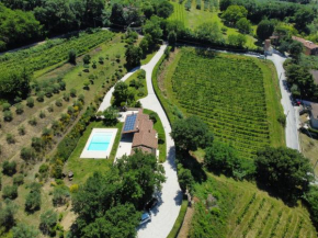 Villa in Pietra - Piscina e Vista panoramica sulla Vallata Umbra
